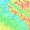 Carte topographique 82370, altitude, relief