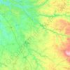 Carte topographique La Maine, altitude, relief