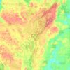 Carte topographique Kettle Moraine State Forest, altitude, relief
