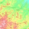 Carte topographique Цэнхэр ᠴᠡᠩᠬᠡᠷ, altitude, relief