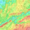 Carte topographique UP 4.1 Beaume-les-Dames, altitude, relief
