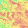 Carte topographique Kütahya, altitude, relief