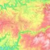 Carte topographique 12450, altitude, relief