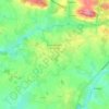 Carte topographique Saint-Maurice-le-Girard, altitude, relief