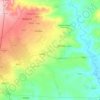 Carte topographique Za-Kpota, altitude, relief