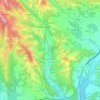 Carte topographique Sansol, altitude, relief