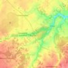 Carte topographique Maillebois, altitude, relief