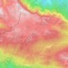 Carte topographique Sierra de Aralar, altitude, relief