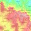 Carte topographique Bidar, altitude, relief