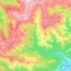 Carte topographique Torrente Liro - Fiume Liro, altitude, relief