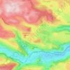 Carte topographique Murat, altitude, relief