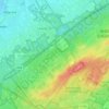 Carte topographique 't Harde, altitude, relief