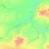 Carte topographique Chouteau County, altitude, relief