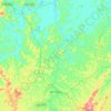 Carte topographique Rio Casca, altitude, relief