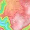 Carte topographique Lavans-Vuillafans, altitude, relief