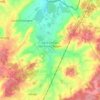 Carte topographique Saint-Gervais-les-Trois-Clochers, altitude, relief