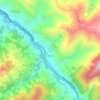 Carte topographique Çayırlı, altitude, relief