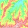 Carte topographique Le Renouard, altitude, relief