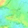 Carte topographique Le Plessis-Grammoire, altitude, relief