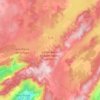 Carte topographique La Vacquerie-et-Saint-Martin-de-Castries, altitude, relief