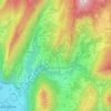 Carte topographique Quaix-en-Chartreuse, altitude, relief