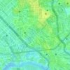 Carte topographique Barangay 566, altitude, relief