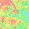 Carte topographique L'Amance, altitude, relief