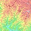 Carte topographique Taplejung, altitude, relief