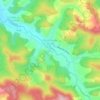Carte topographique Peyrefitte-du-Razès, altitude, relief