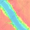 Carte topographique North Grove, altitude, relief