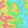 Carte topographique 83080, altitude, relief
