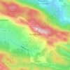 Carte topographique Roquefixade, altitude, relief