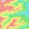 Carte topographique L'Onde, altitude, relief