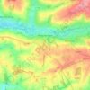 Carte topographique Rozoy-sur-Serre, altitude, relief