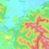 Carte topographique Drňa, altitude, relief