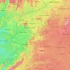 Carte topographique Nyong-et-Kéllé, altitude, relief