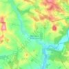 Carte topographique Blanzaguet-Saint-Cybard, altitude, relief