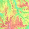 Carte topographique Langres, altitude, relief