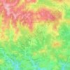 Carte topographique Sénaillac-Lauzès, altitude, relief