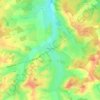 Carte topographique Chevagnes, altitude, relief