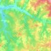 Carte topographique La Jemaye-Ponteyraud, altitude, relief
