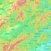 Carte topographique Chun’an, altitude, relief