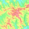 Carte topographique Lamillarié, altitude, relief