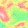 Carte topographique Hınıs, altitude, relief