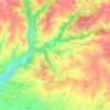 Carte topographique Béceleuf, altitude, relief