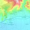 Carte topographique Kızılcaova Mahallesi, altitude, relief