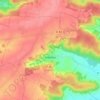 Carte topographique Videlles, altitude, relief