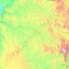 Carte topographique Zomandao, altitude, relief