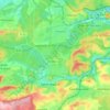 Carte topographique 57500, altitude, relief