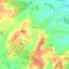 Carte topographique Binges, altitude, relief